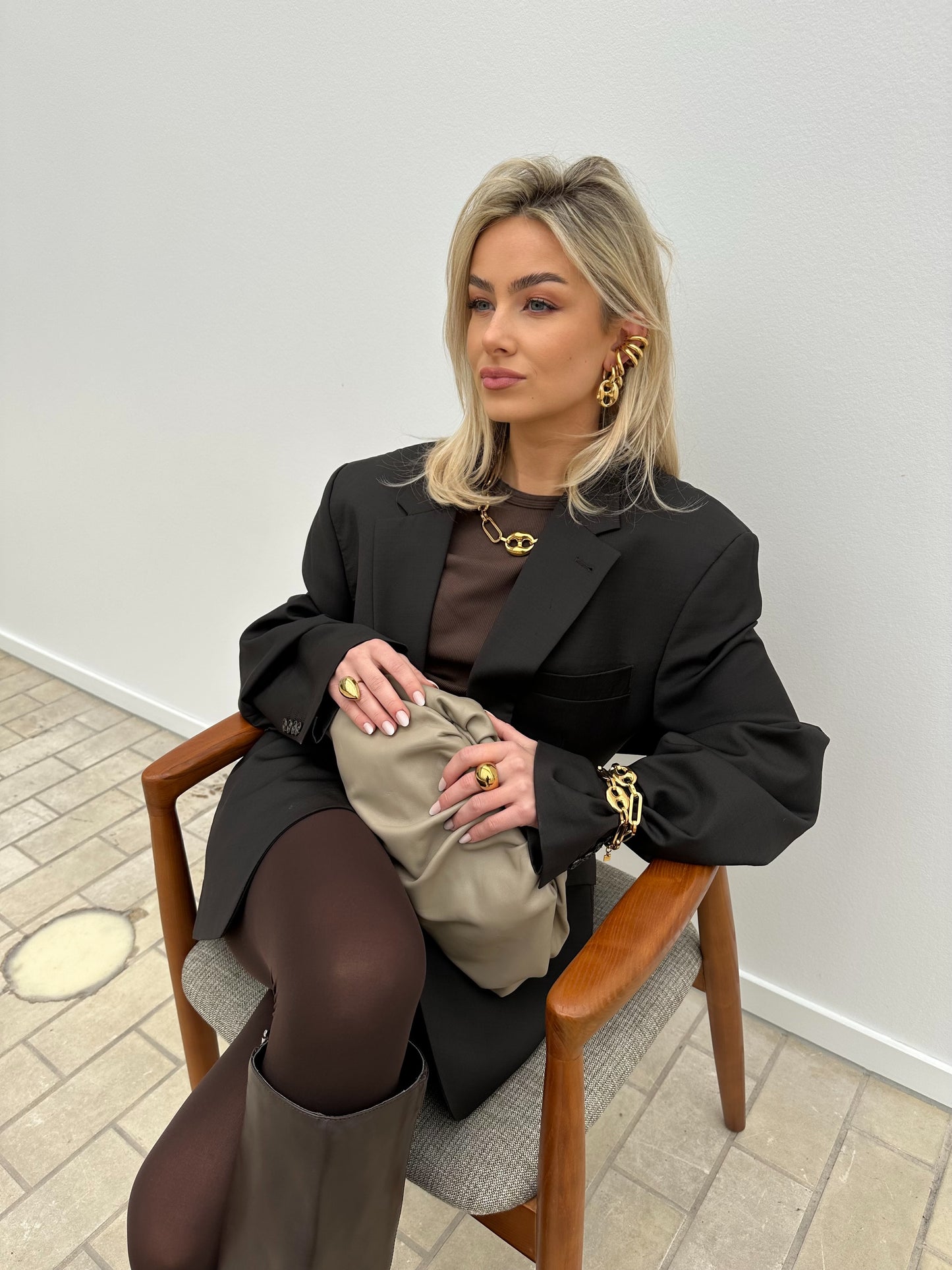 Nola oorbel - groot