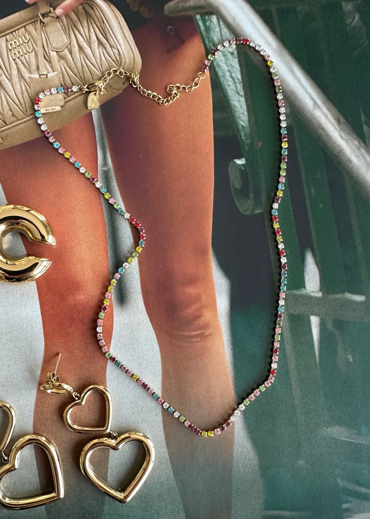 Glitter on me ketting