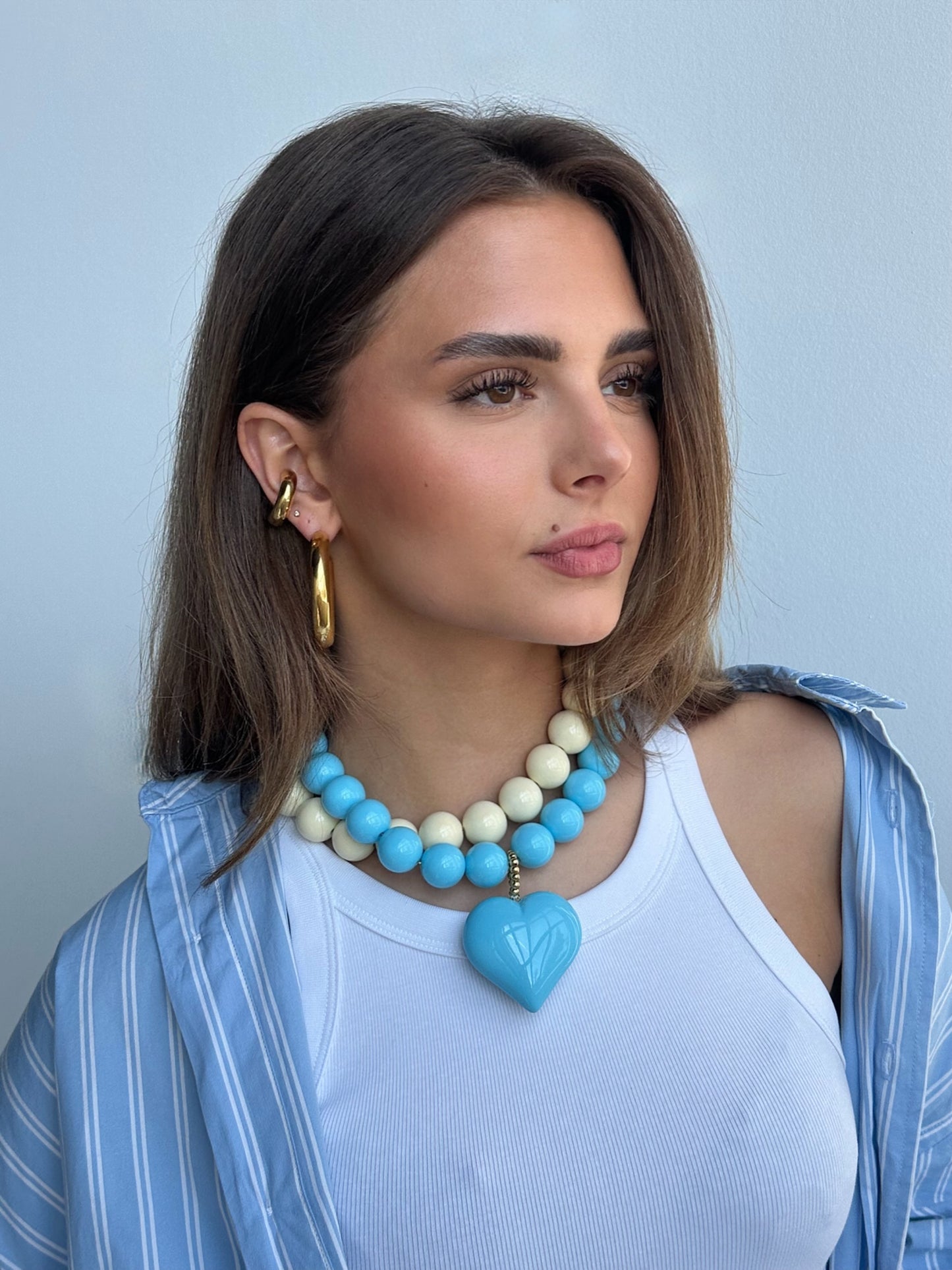 Eloise ketting - beige