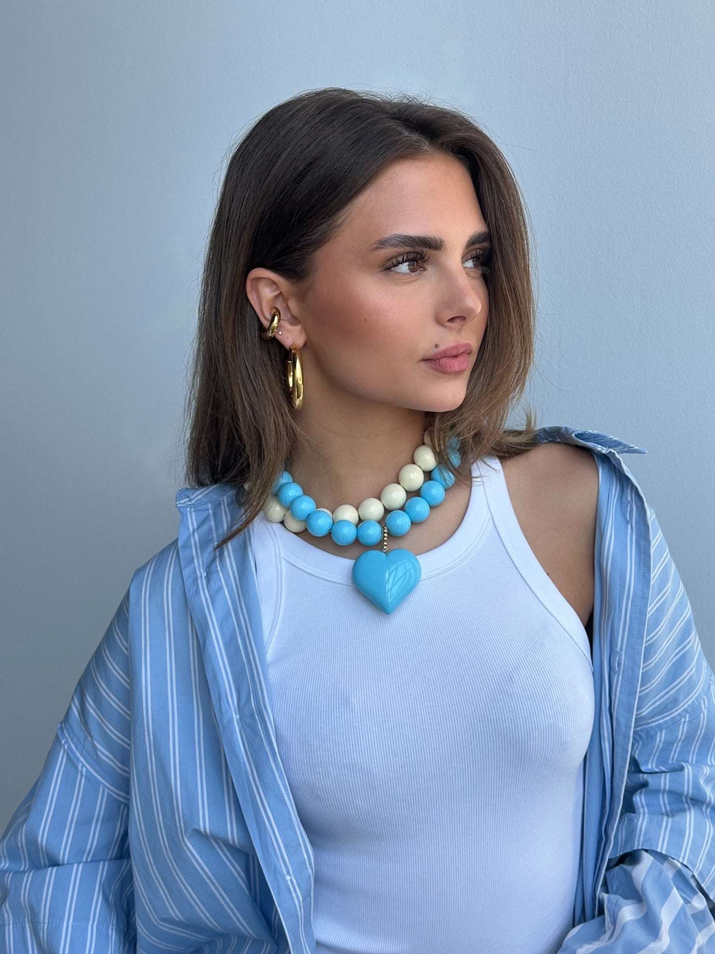 Eloise ketting - beige