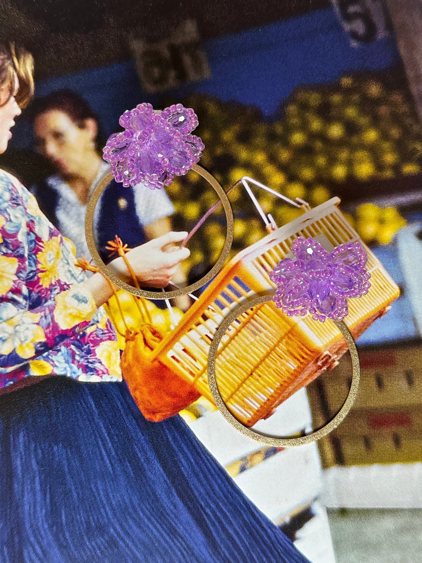 Flor oorbel