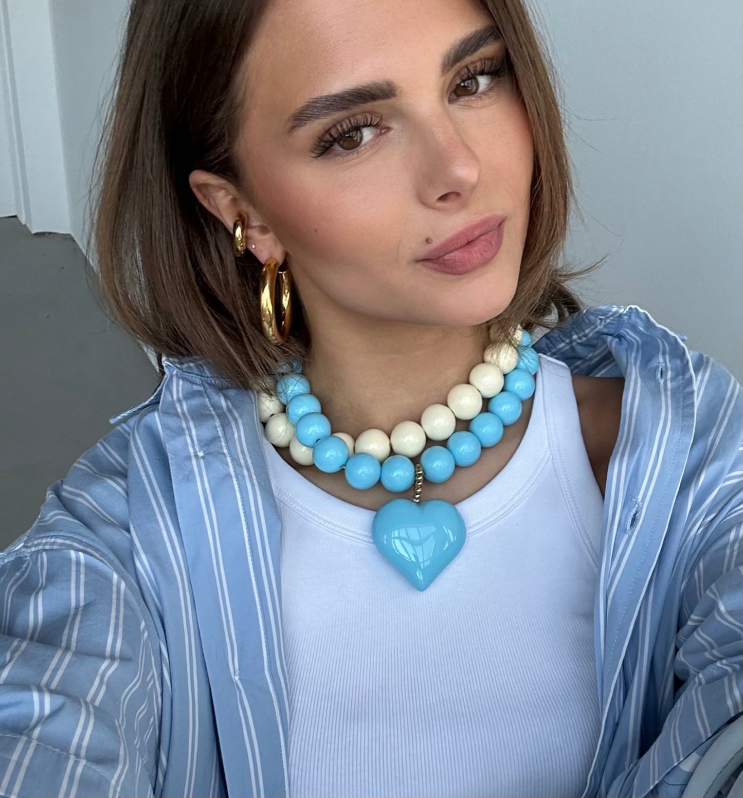 Eloise ketting - beige