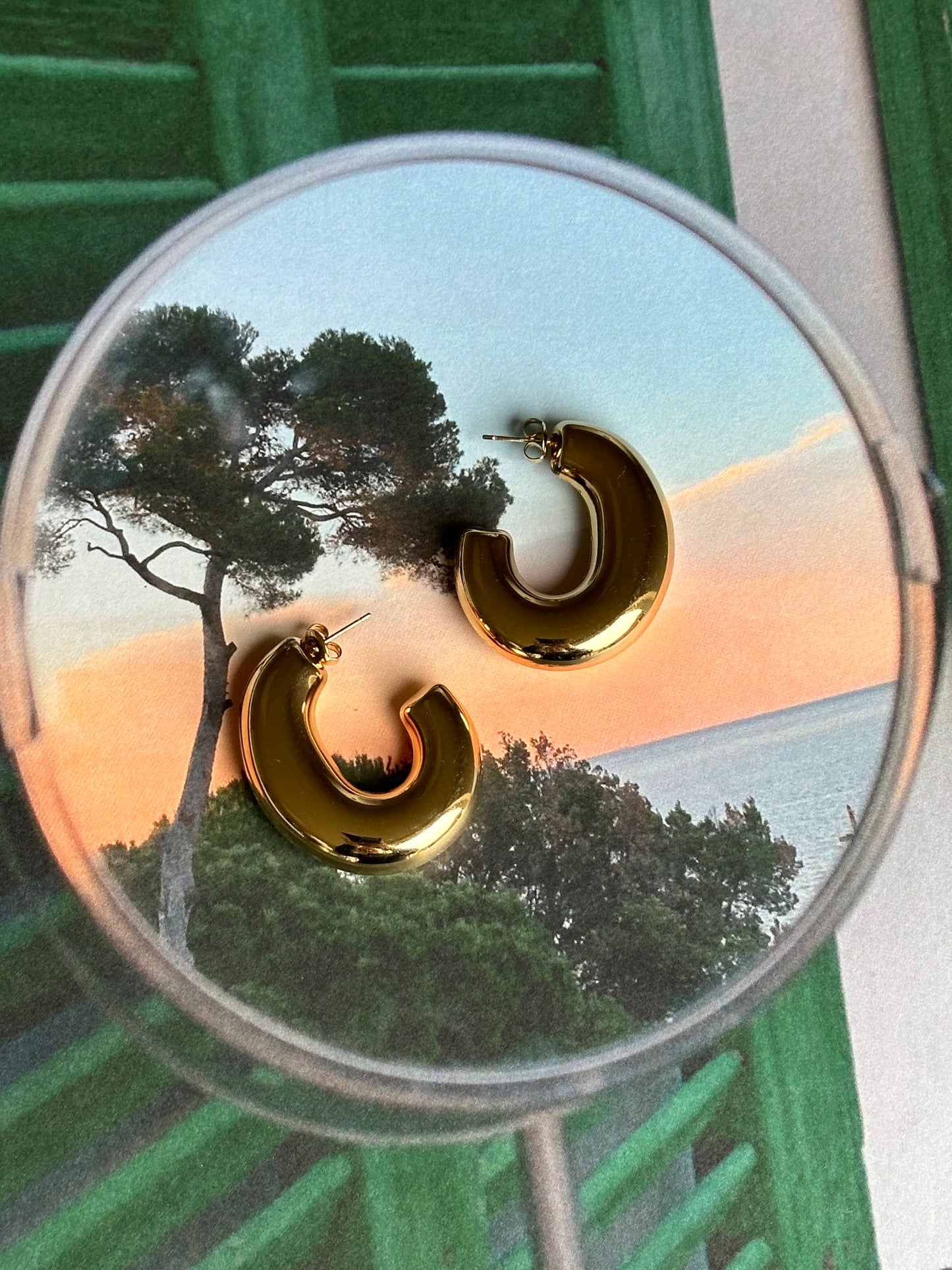Fendi big hoop