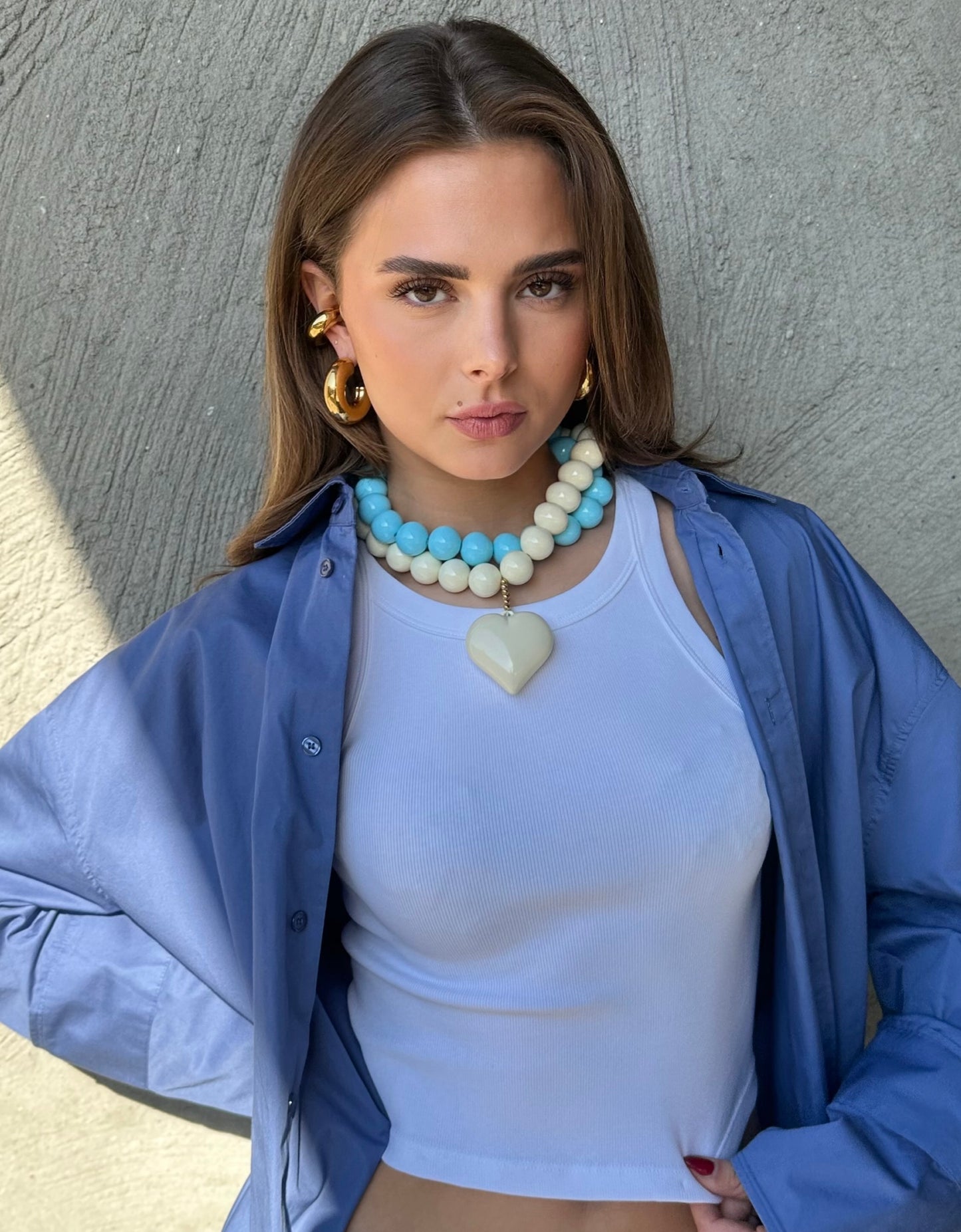 Eloise ketting - blauw