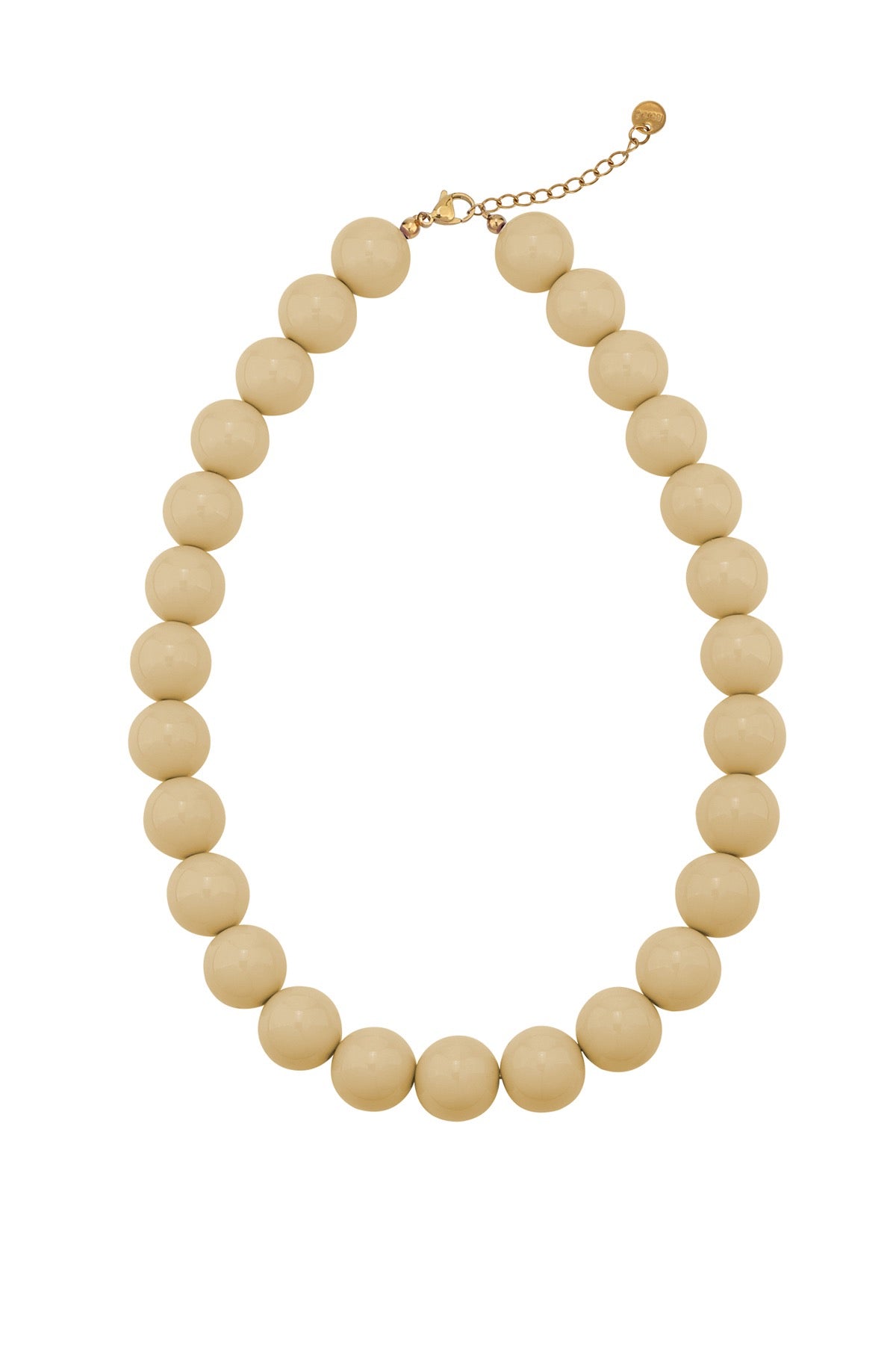 Icon ketting - beige