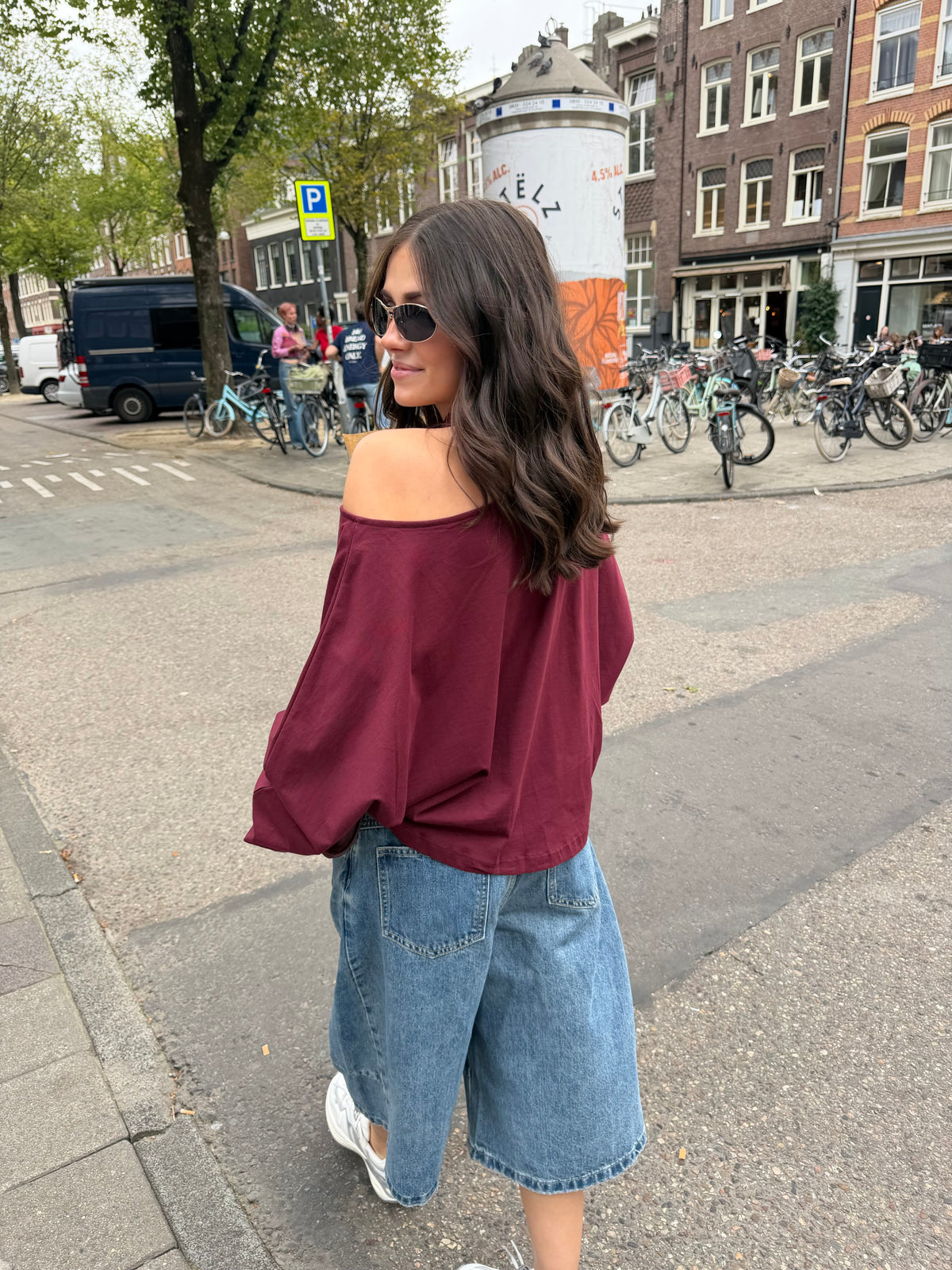 Lyf longsleeve - bordeaux