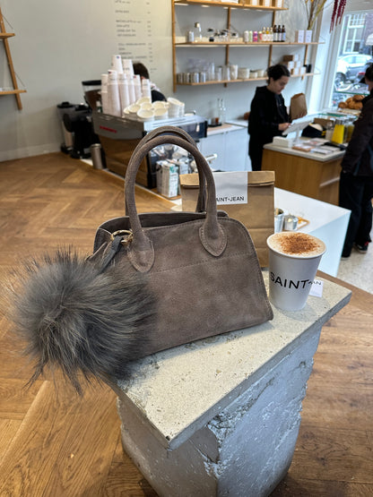 Fluffy bag charm