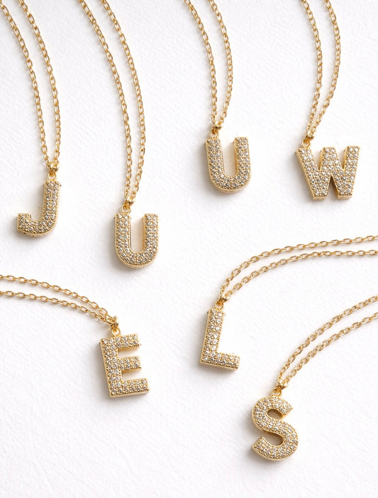 Initial necklace