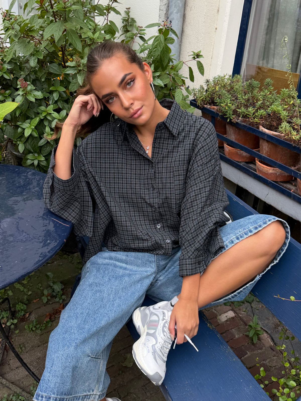 Algo blouse - grijs