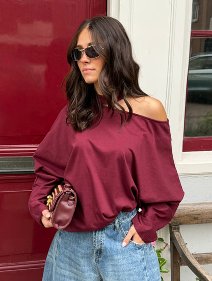 Lyf longsleeve - bordeaux