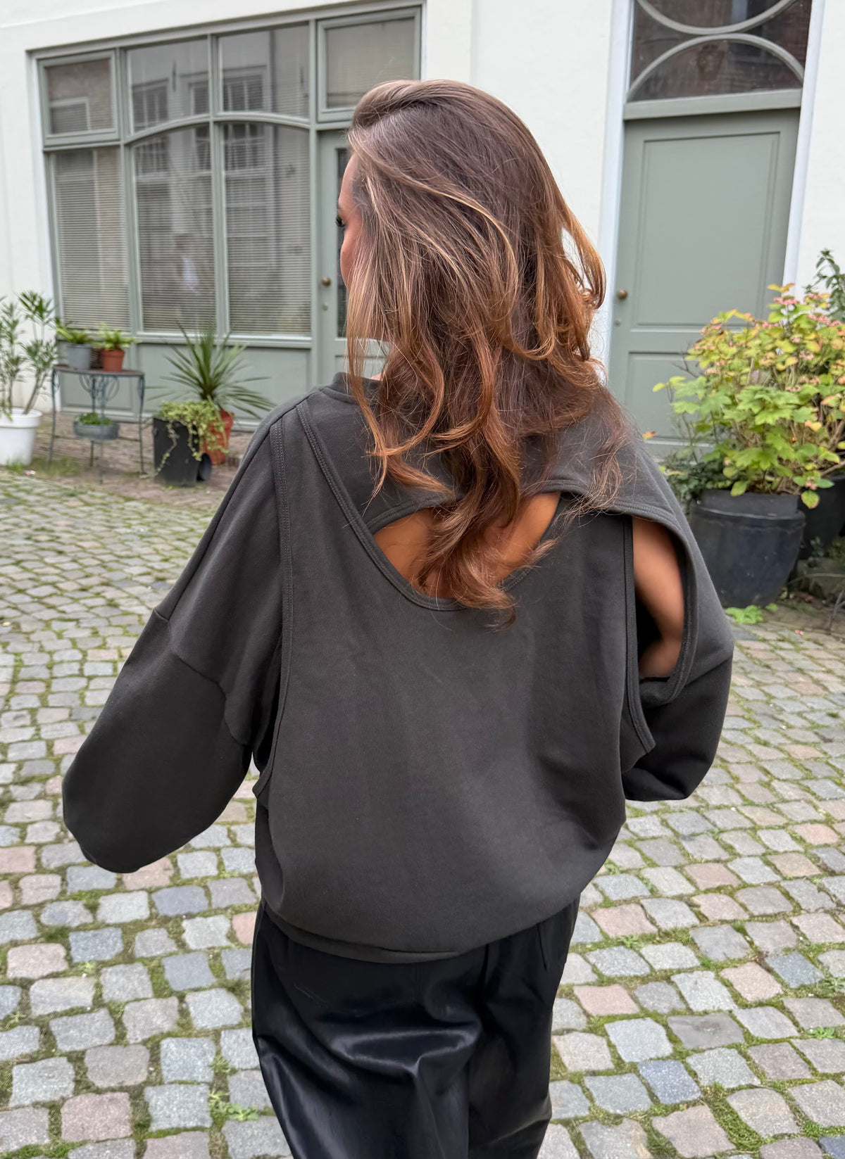 Ravi sweater - army green