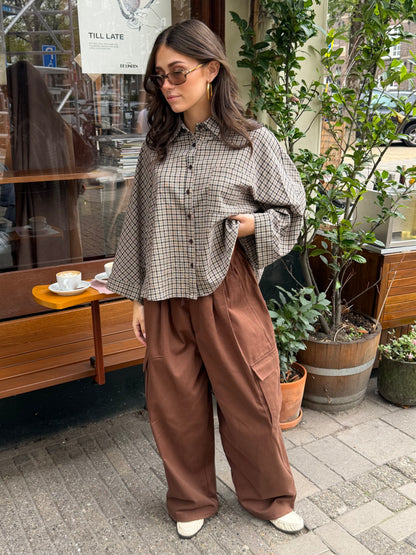 Algo blouse - bruin