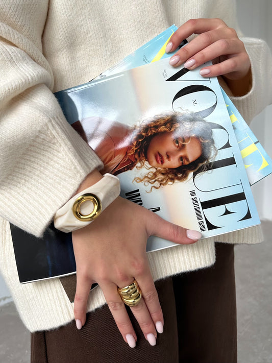 Lucky bangle - beige