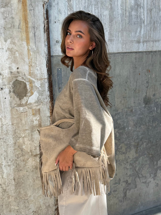 Eliso tas - taupe
