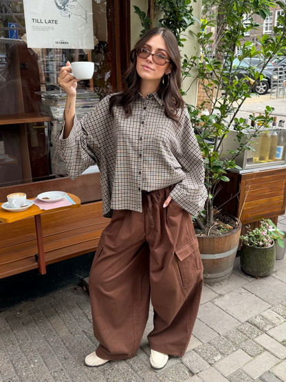 Algo blouse - bruin