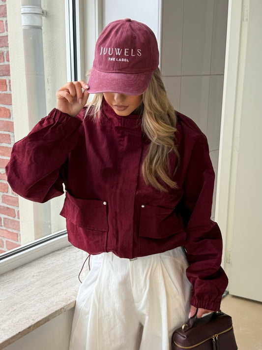 Juuwels logo cap - bordeaux