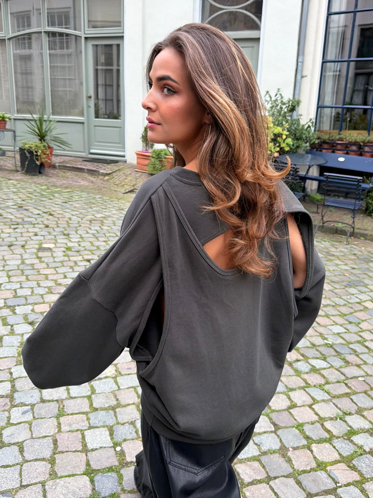 Ravi sweater - army green