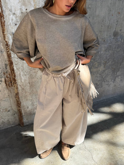 Eliso tas - taupe