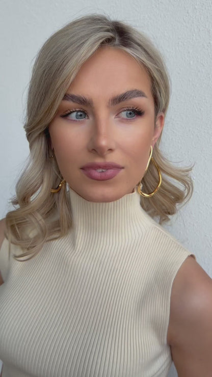 Sage oorbel