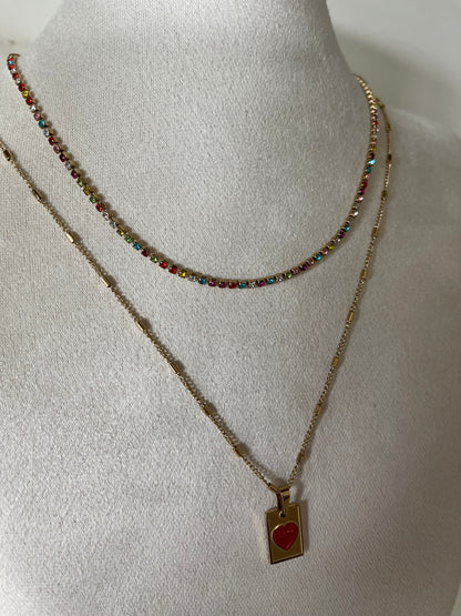 Glitter on me ketting